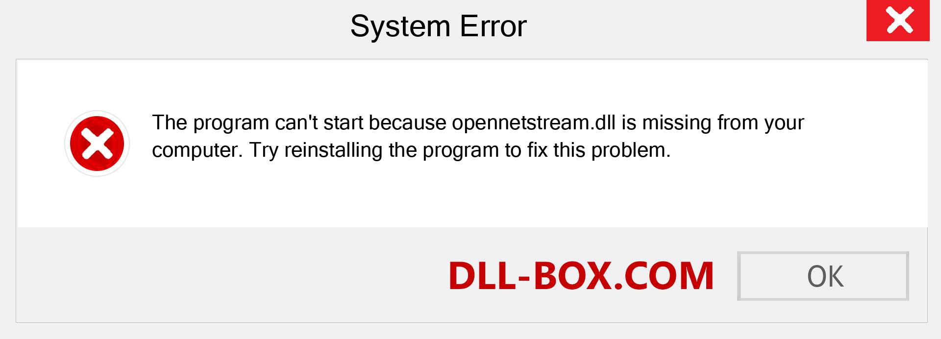  opennetstream.dll file is missing?. Download for Windows 7, 8, 10 - Fix  opennetstream dll Missing Error on Windows, photos, images